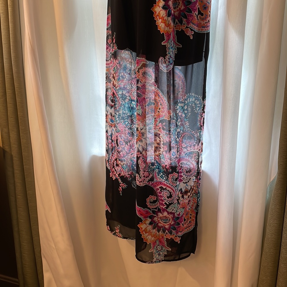 Express Black Maxi Dress with Light Lining, Size Medium - Picture 3 of 9